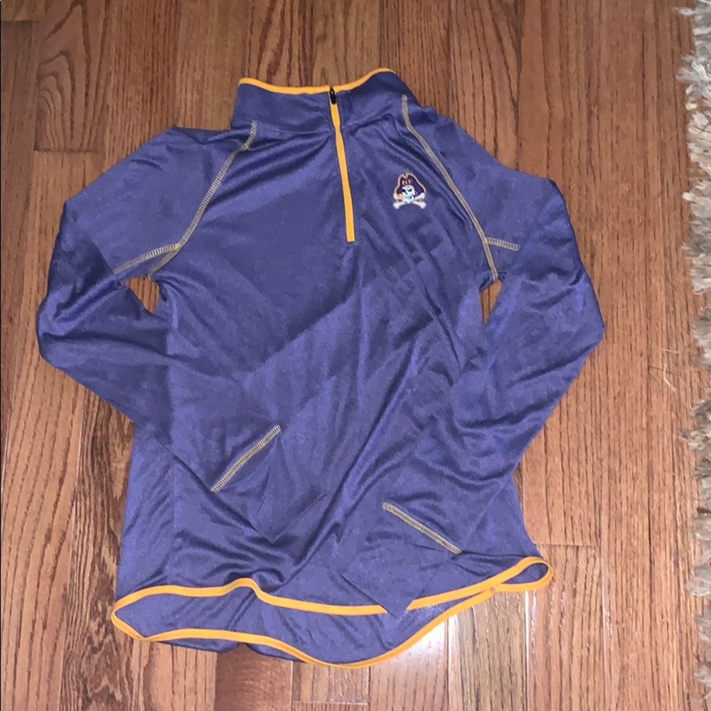 east carolina half zip